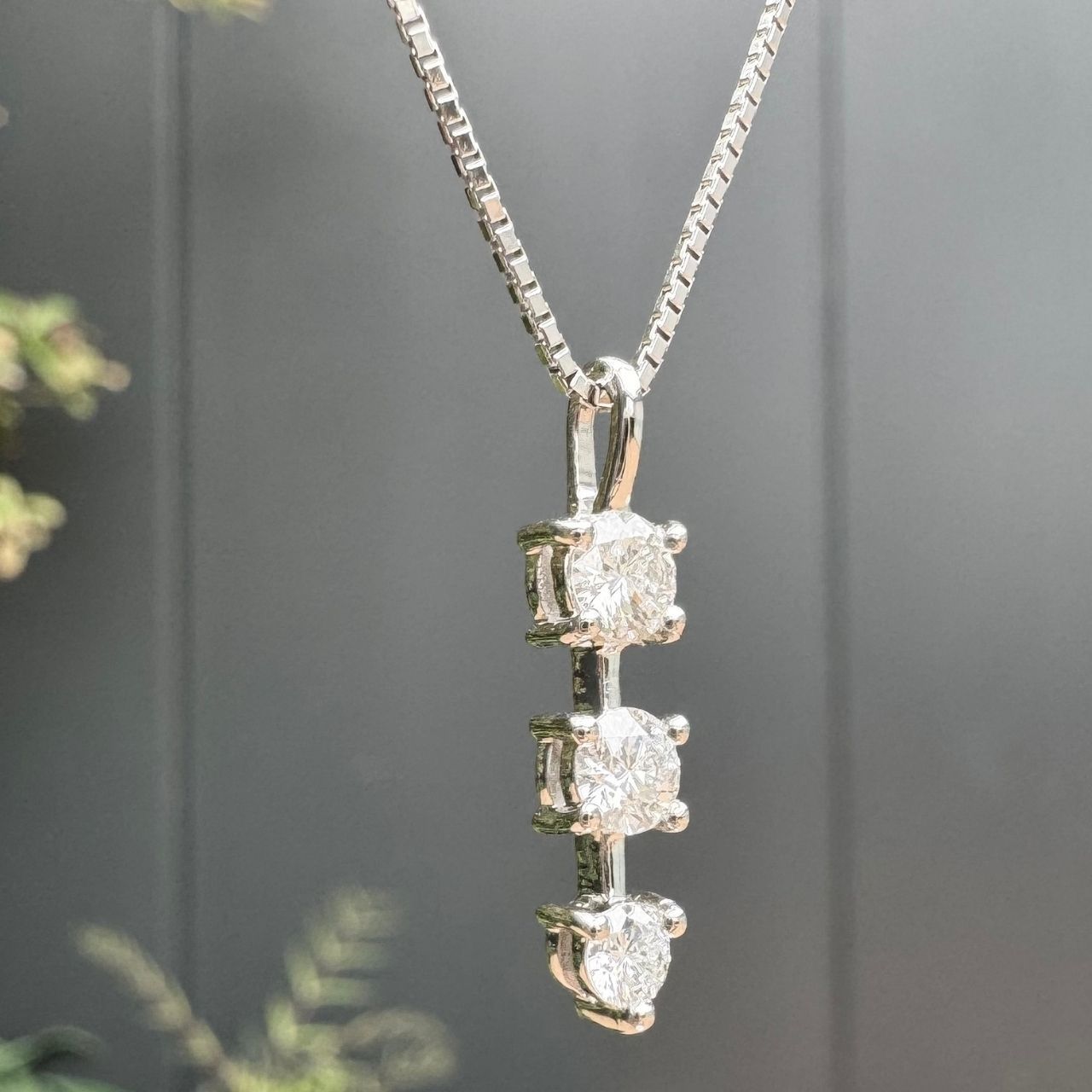 夕方まで赤字PT900/PT850ダイヤ0.50キラリンネックレス Pt900 Pt850 天然 ダイヤモンド 0.50ct ネックレス - メルカリ