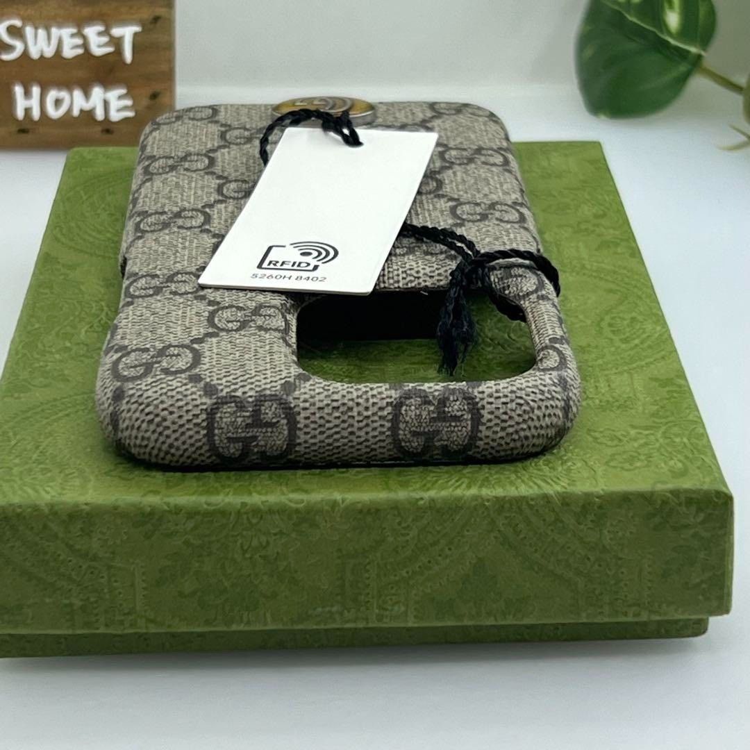 GUCCI オフディア iPhone14 Pro スマホケース 056914 GUCCI オフディア