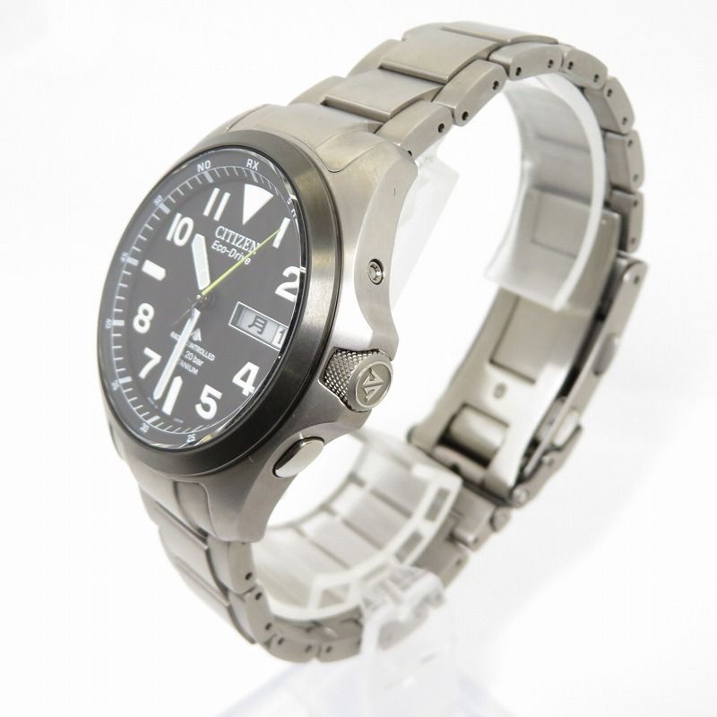 CITIZEN シチズン 腕時計 アナログソーラー プロマスター LANDシリーズ PMD 56 2952 ブラック 131