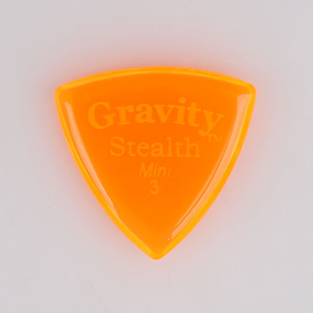 グラヴィティ　ピック　3mm Gravity グラビティ ギターピック Stealth Mini GSSM3P 3.0mm orange