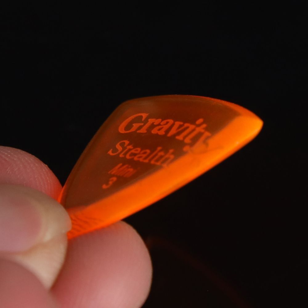 Gravity グラビティ ギターピック Stealth Mini GSSM3P 3.0mm orange