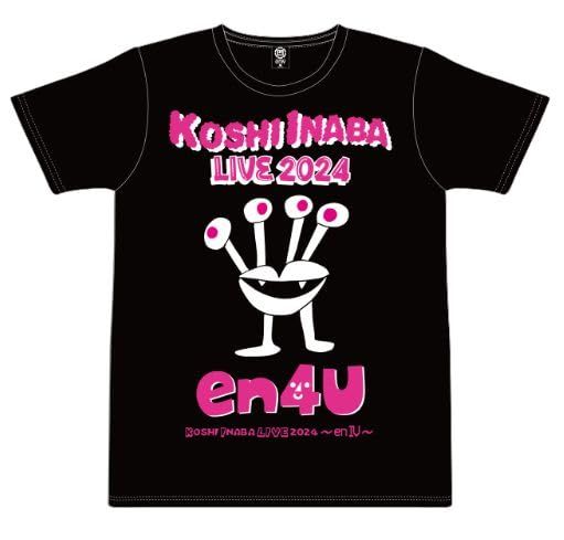 稲葉浩志 B z ビーズ Koshi Inaba LIVE 2025 〜enIV〜 ツアー グッズ Tシャツ ピンクフォント M
