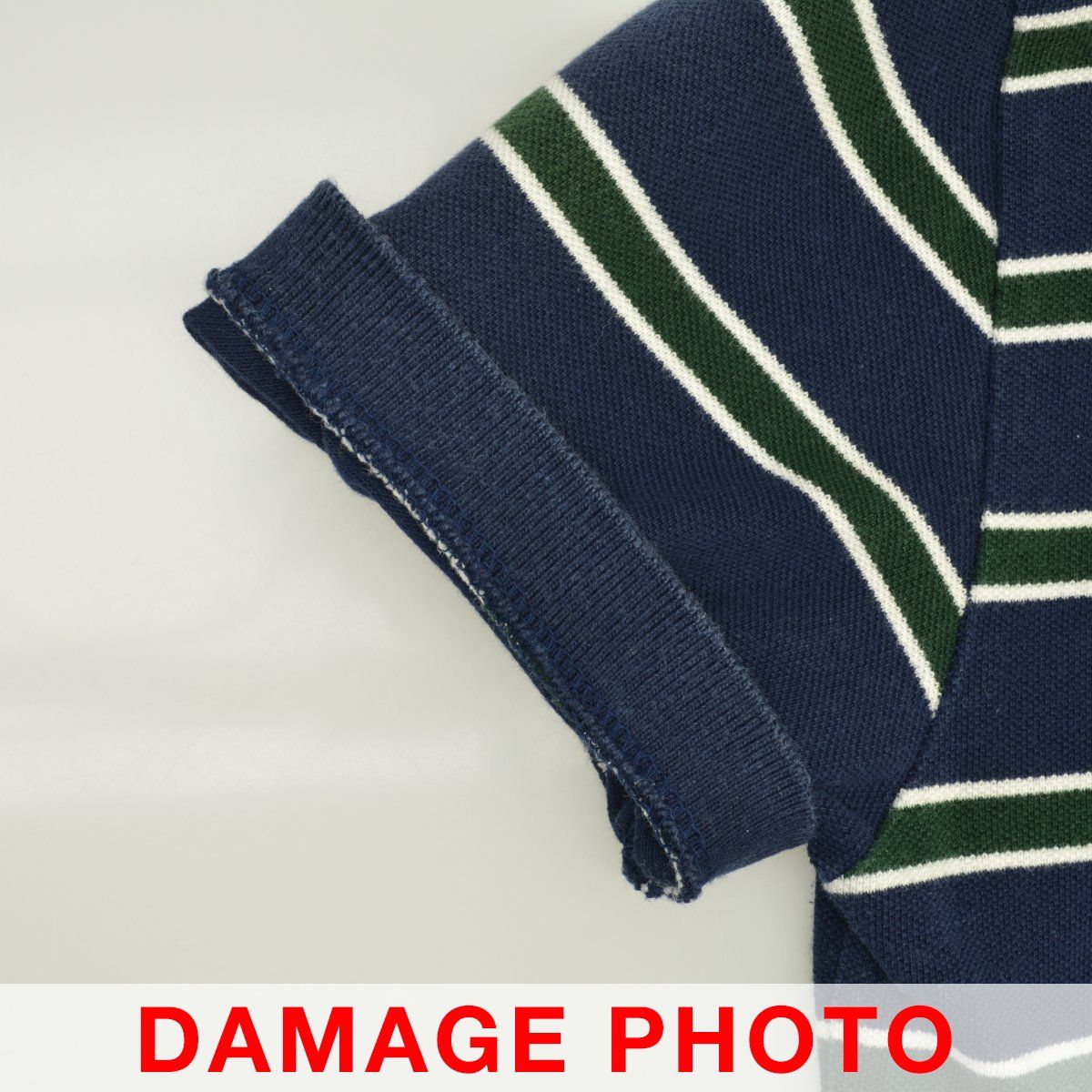 【POLORALPHLAUREN】ボーダー ポニー刺繡半袖ポロシャツ