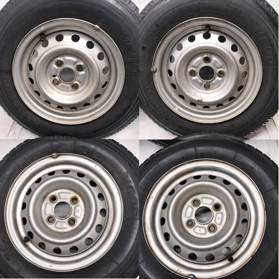 本州 四国は ノーマル X ホイール 4本 165 R 13 6 PR LT ブリヂストン 5 J トヨタ 4 H 100 プロボックス