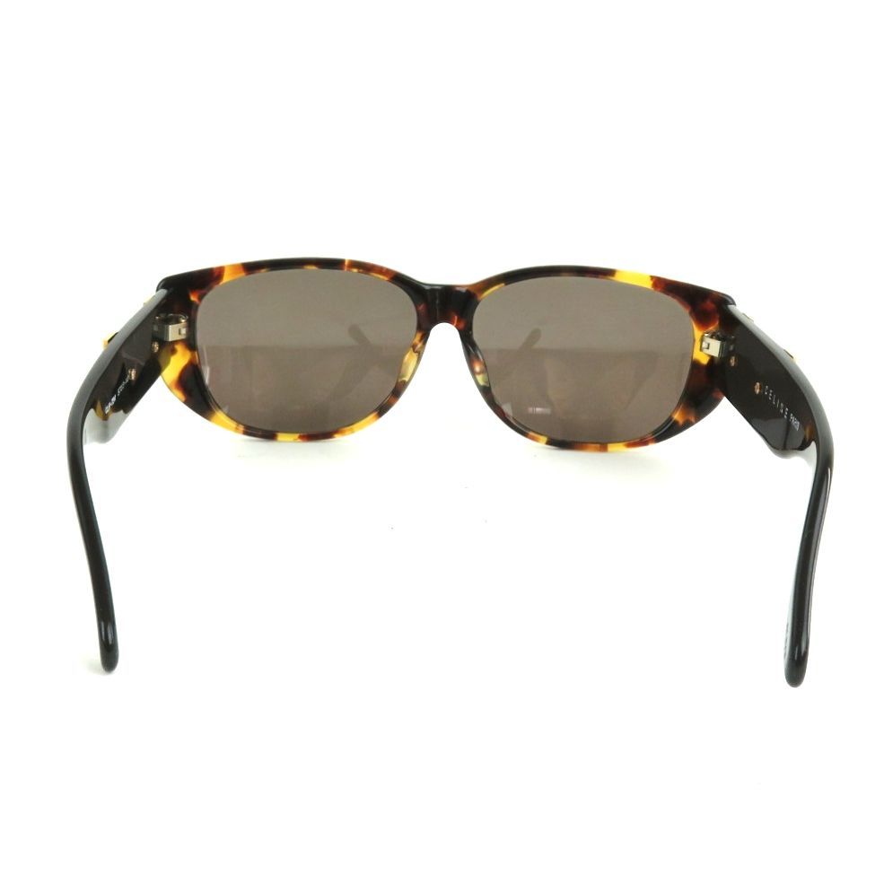 CELINE セリーヌ サングラス べっ甲柄 ブラック ロゴ CLF-734 57□13