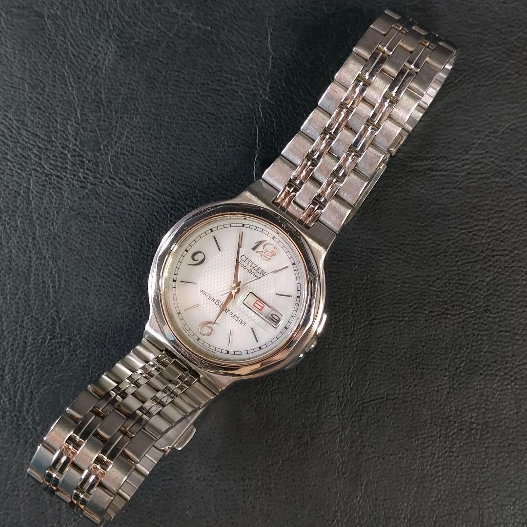  743 5 CITIZEN シチズン E 100 ホワイト シルバー ソーラー 充電式 エコドライブ ecodrive メンズ men s 男性 腕時計 watch 100‐K 003334 腕時計(クォーツ) 腕時計(アナログ)