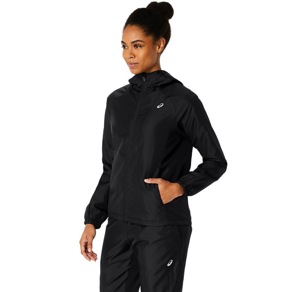 アシックス 公式ストア トレーニングアパレル バックウオームジャケット レディース L PERFORMANCE BLACK 001 パフォーマンスブラック L