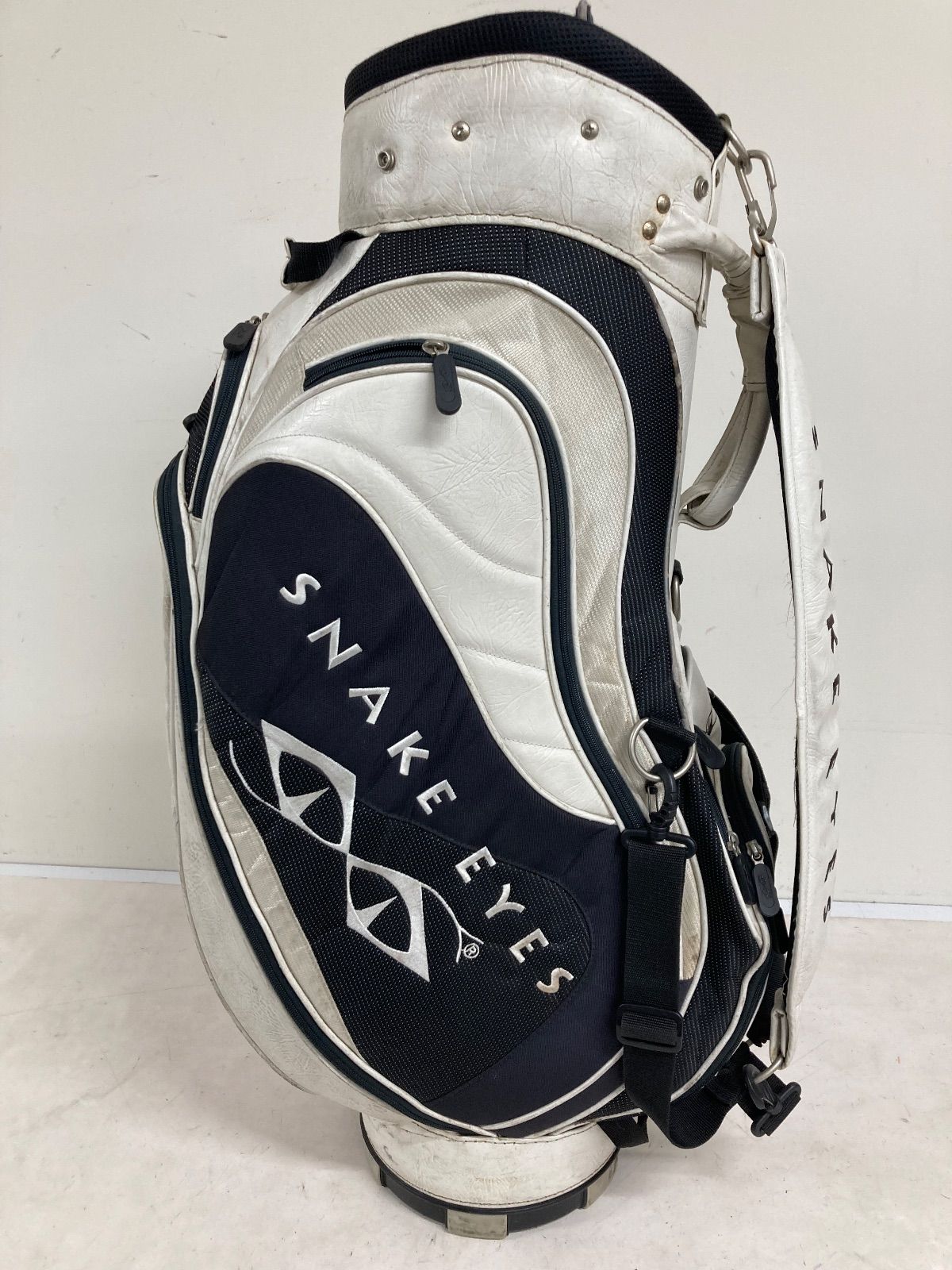 SNAKE EYES キャディバッグ (純正トラベルバッグ付) Yahoo!オークション -「スネークアイ」(キャディバッグ) (用具)の落札