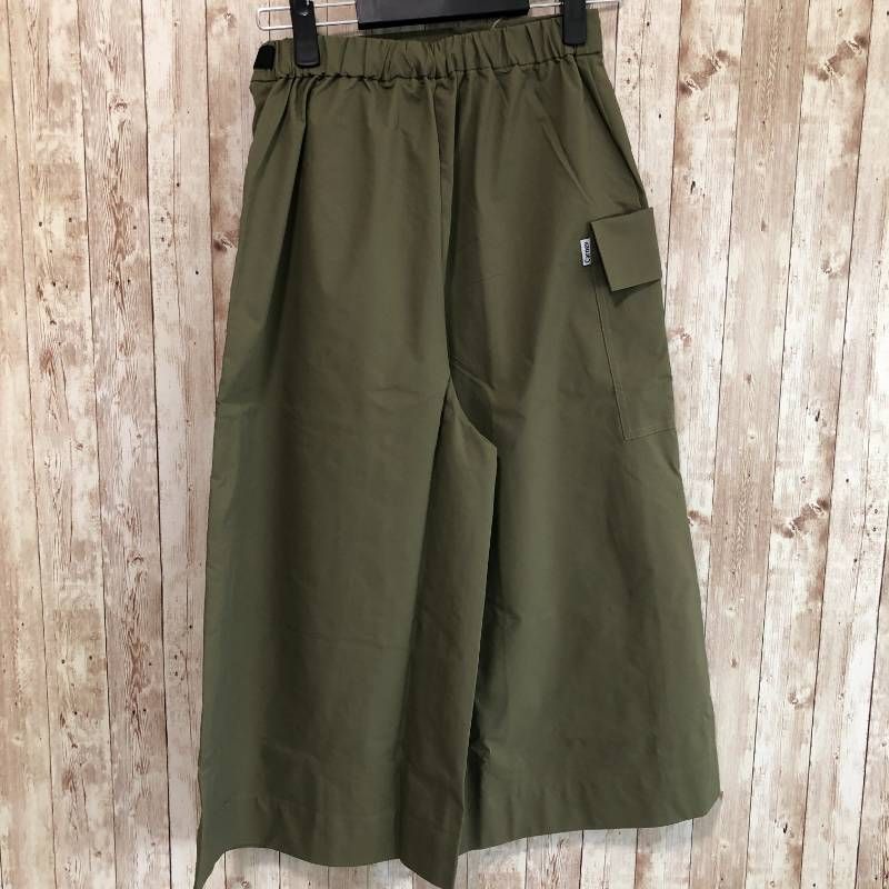 Carney カーニー ラップ風キュロットスカート カーキ S