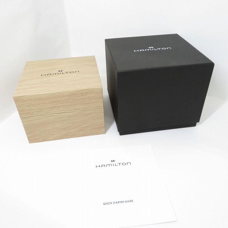  瀬戸大橋店 HAMILTON ハミルトン 腕時計 アナログ自動巻き Khaki Field Murph H706050 ブラック 131 長袖シャツ 自動巻き時計 腕時計(アナログ)