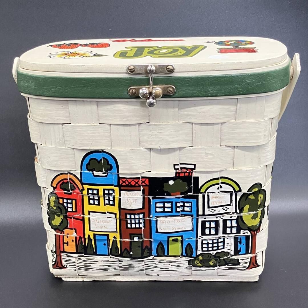 カロナンバスケット ポップアート 1970年代 ビンテージ CARONAN ロック