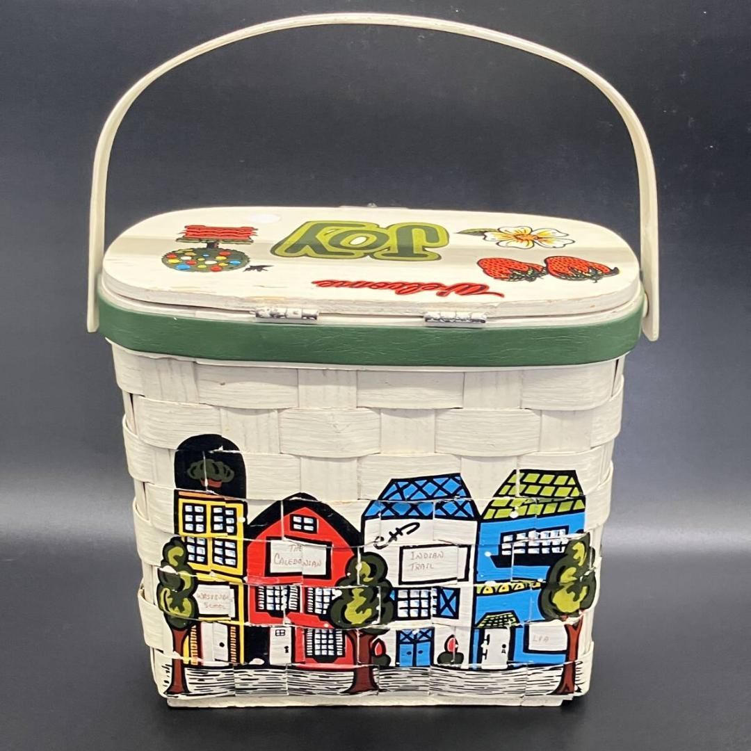 カロナンバスケット ポップアート 1970年代 ビンテージ CARONAN ロック