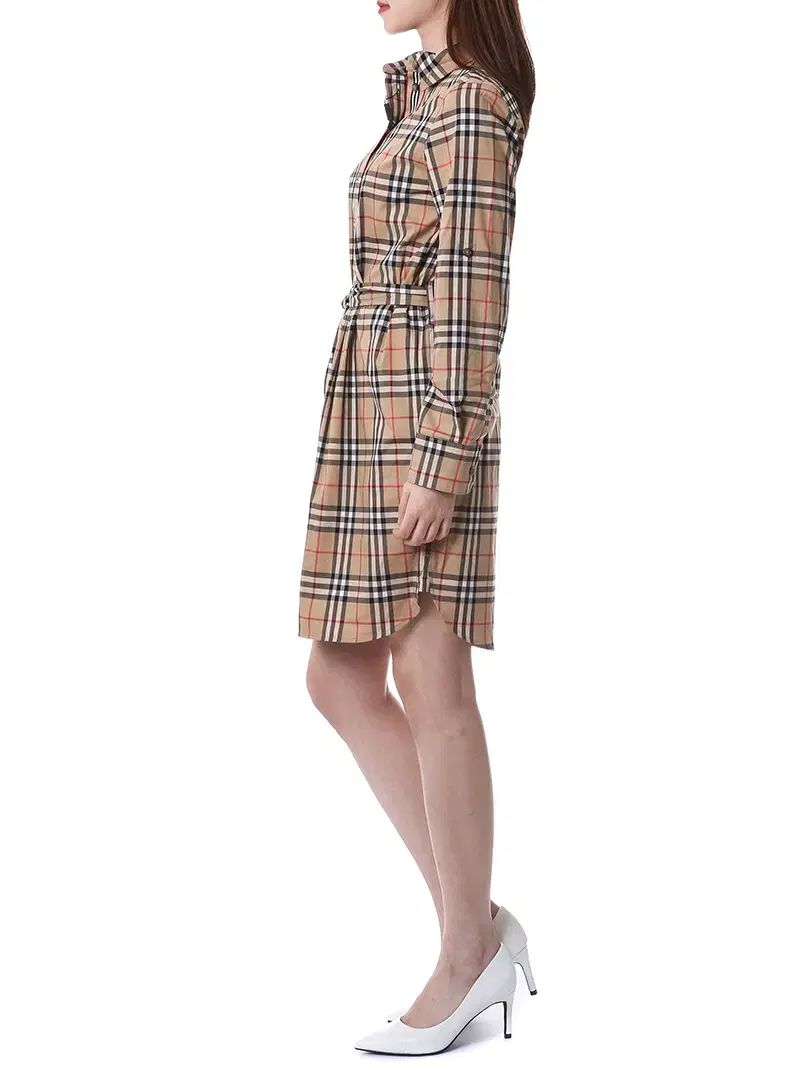 バーバリー ワンピース シャツ型 ロールアップ