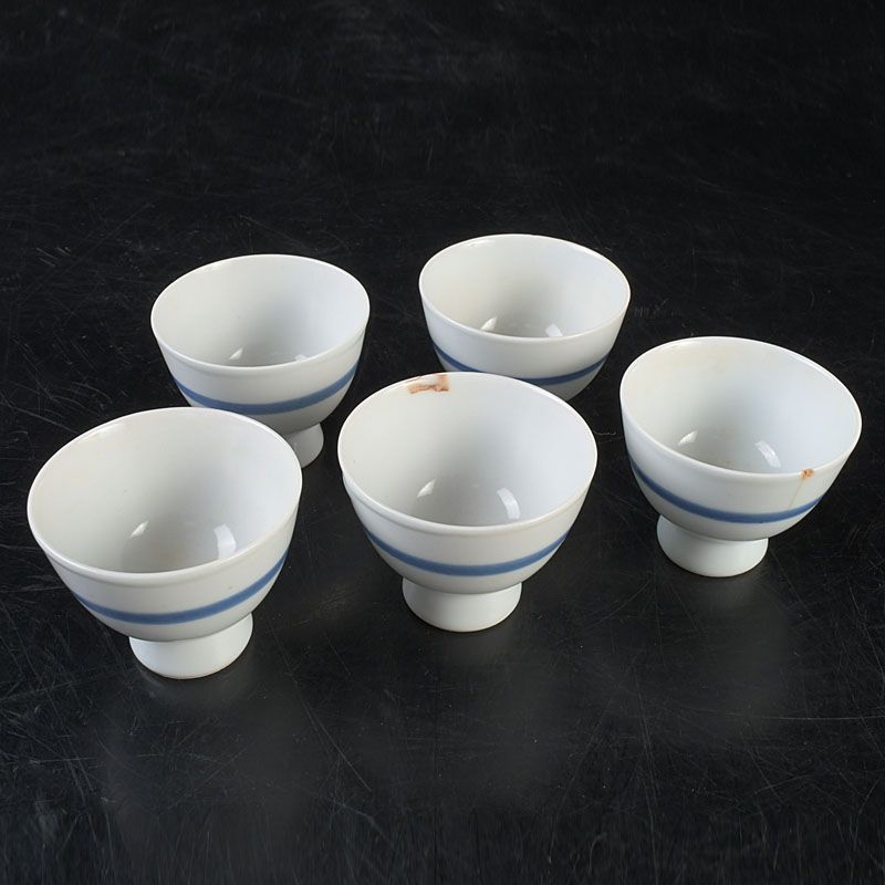 煎茶道具　七仙寿　汲出し茶碗　煎茶碗　六客　時代箱付　M　R7181 初代 篩月庵 三浦竹泉(作) 七椀茶歌 煎茶椀7客 共箱 玉川子盧仝 | 古