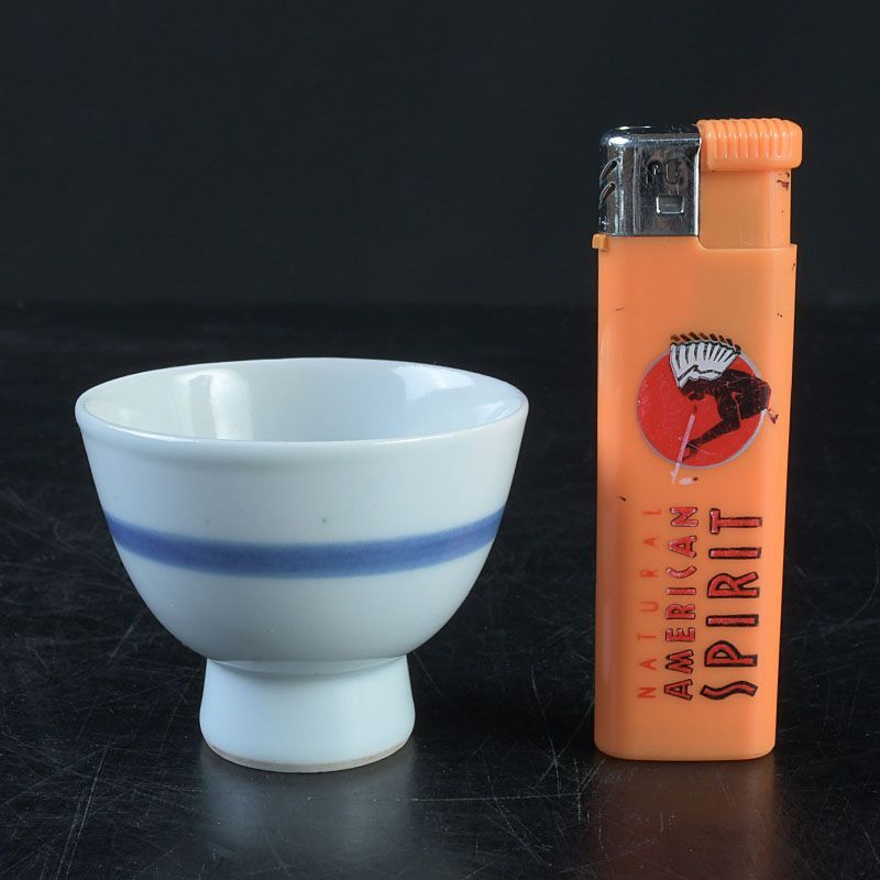 煎茶道具 染付 角福 煎茶碗 五客 時代箱付 C S297 - メルカリ