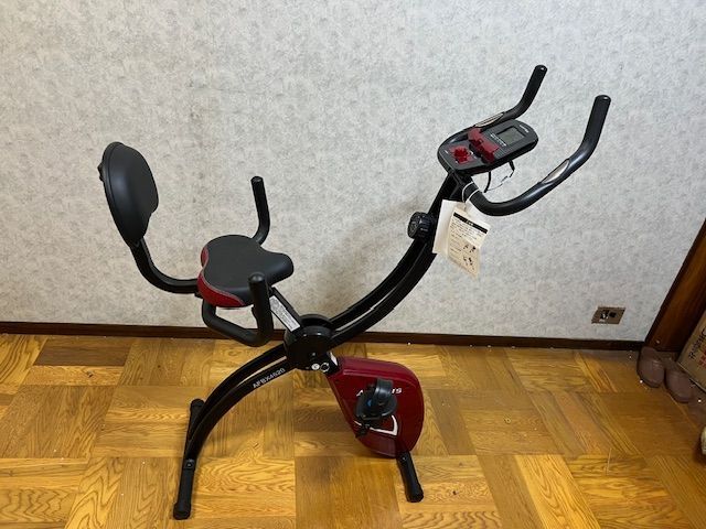 アルインコ フィットネスバイク クロス レッド