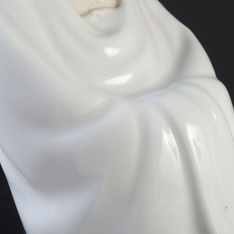 出石焼 山本秀壺造 白磁 観音像 共箱 N S298 - メルカリ