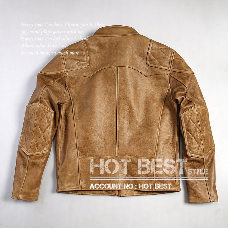 1.2mm カウハイド 50 s パテッド シングルライダース ギフト レザージャケット タンニンなめし 牛革