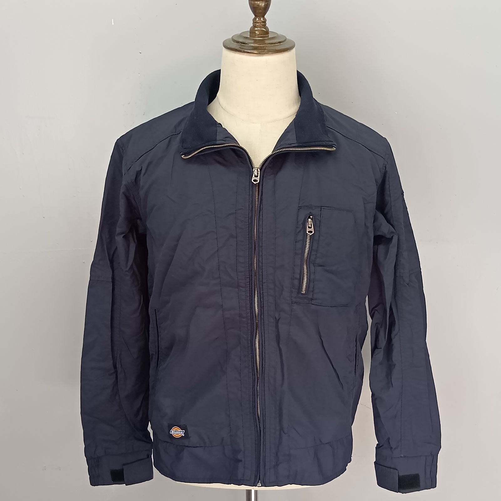 Dickies Lサイズ ハリントンジャケット ナイロンジャケット ジップ 