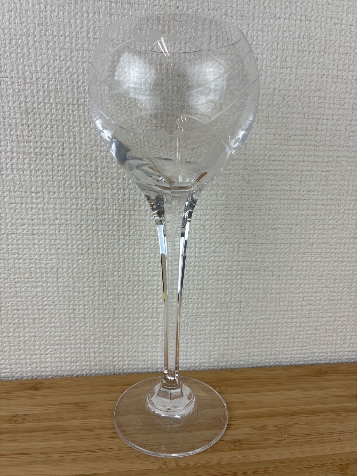 クリアクリスタルゴブレット エッチンググラス