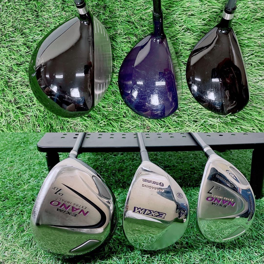 ゴルフクラブ　レディースセット　初心者　マルマン　エクシム　NANO N1744 ゴルフクラブ レディースセット 初心者 マルマン エクシム NANO N1744