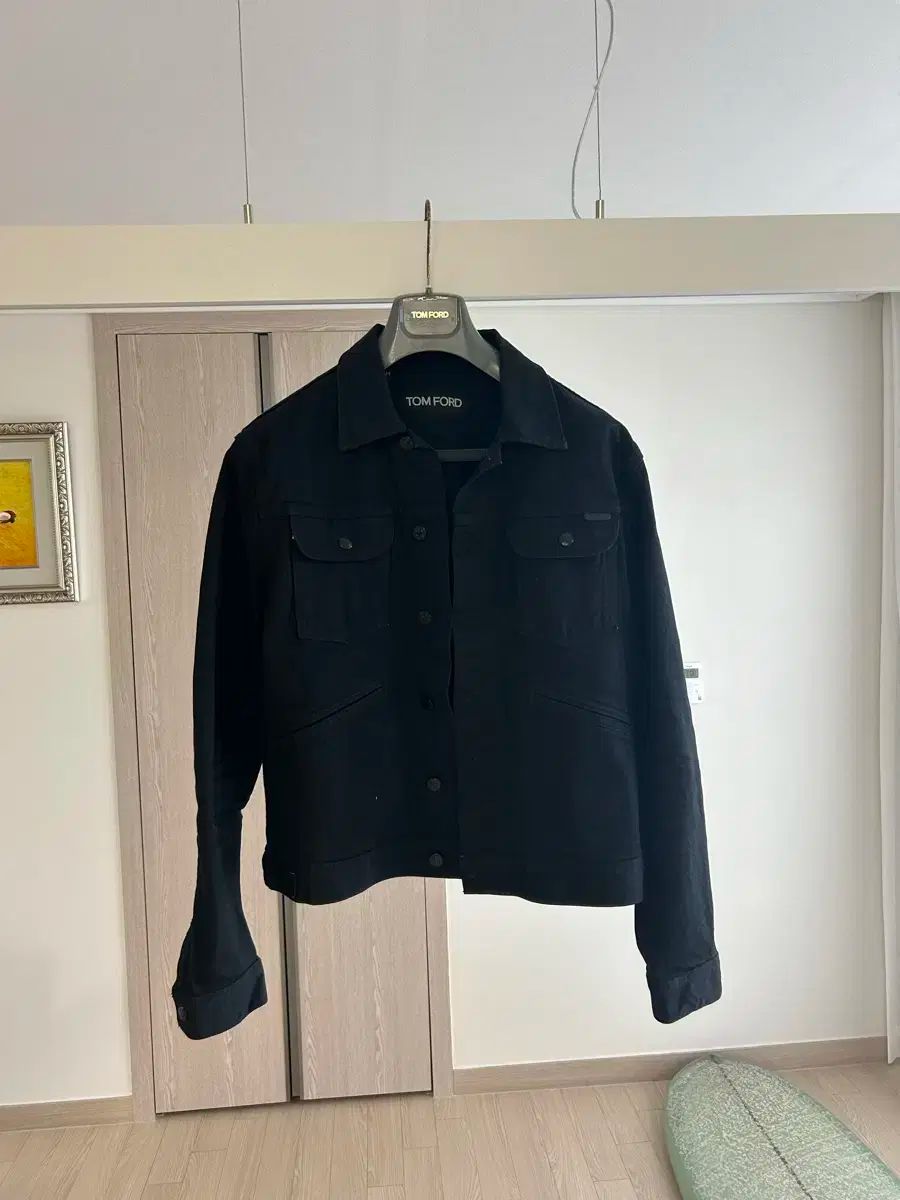 TOM FORD トムフォード ジャパニーズ ブラック デニム トラッカー