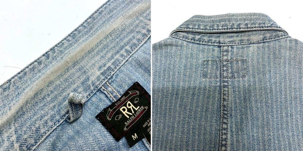 01w-5628 ダブルアールエル RRL RRL デニムカバーオール ヘリンボーン