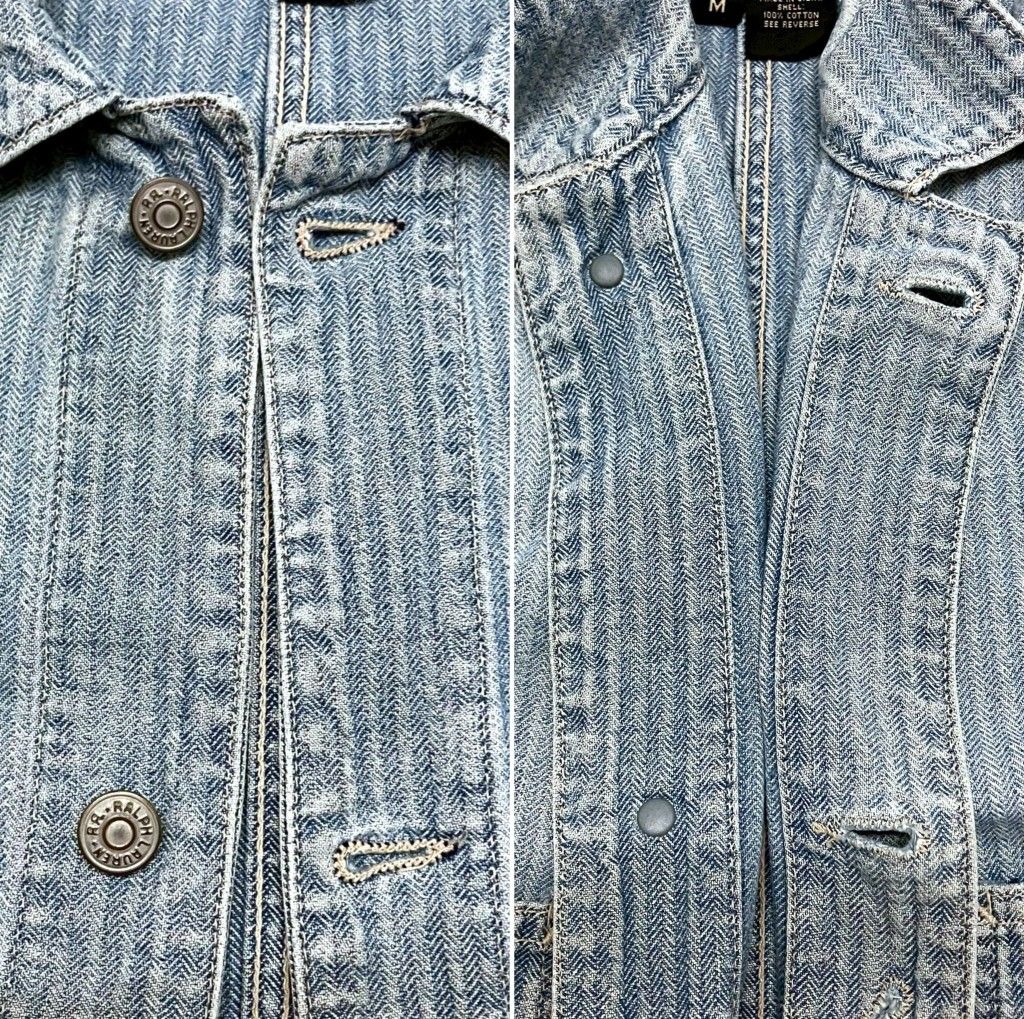 01w-5628 ダブルアールエル RRL RRL デニムカバーオール ヘリンボーン