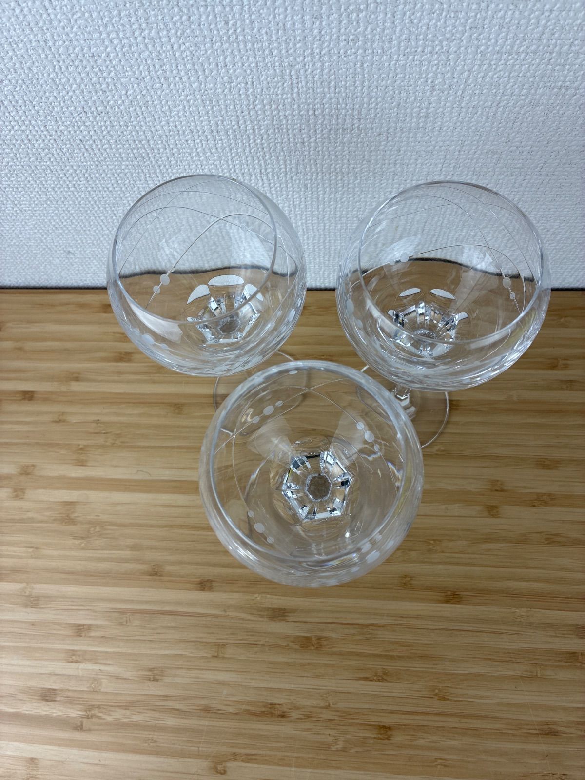 プレシャスパターン クリアクリスタルゴブレット