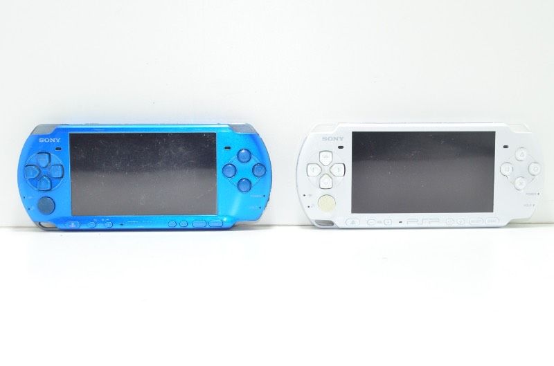 ソニー SONY PSP 3000 バイブラントブルー ＆ パールホワイト 本体 2台セット