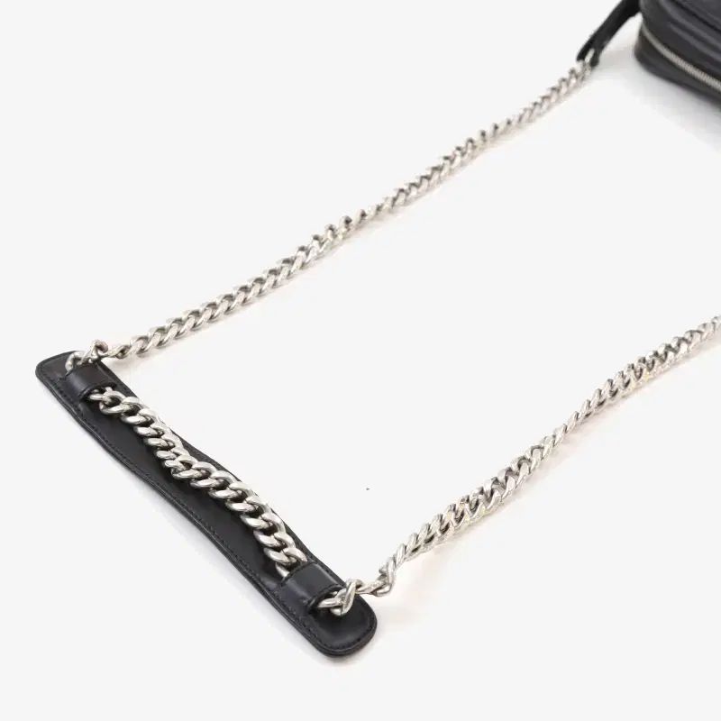  PRADA プラダ 1 BH 083 ダイアグラム チェーン クロスバッグ ブラック メッセンジャーバッグ ショルダーバッグ