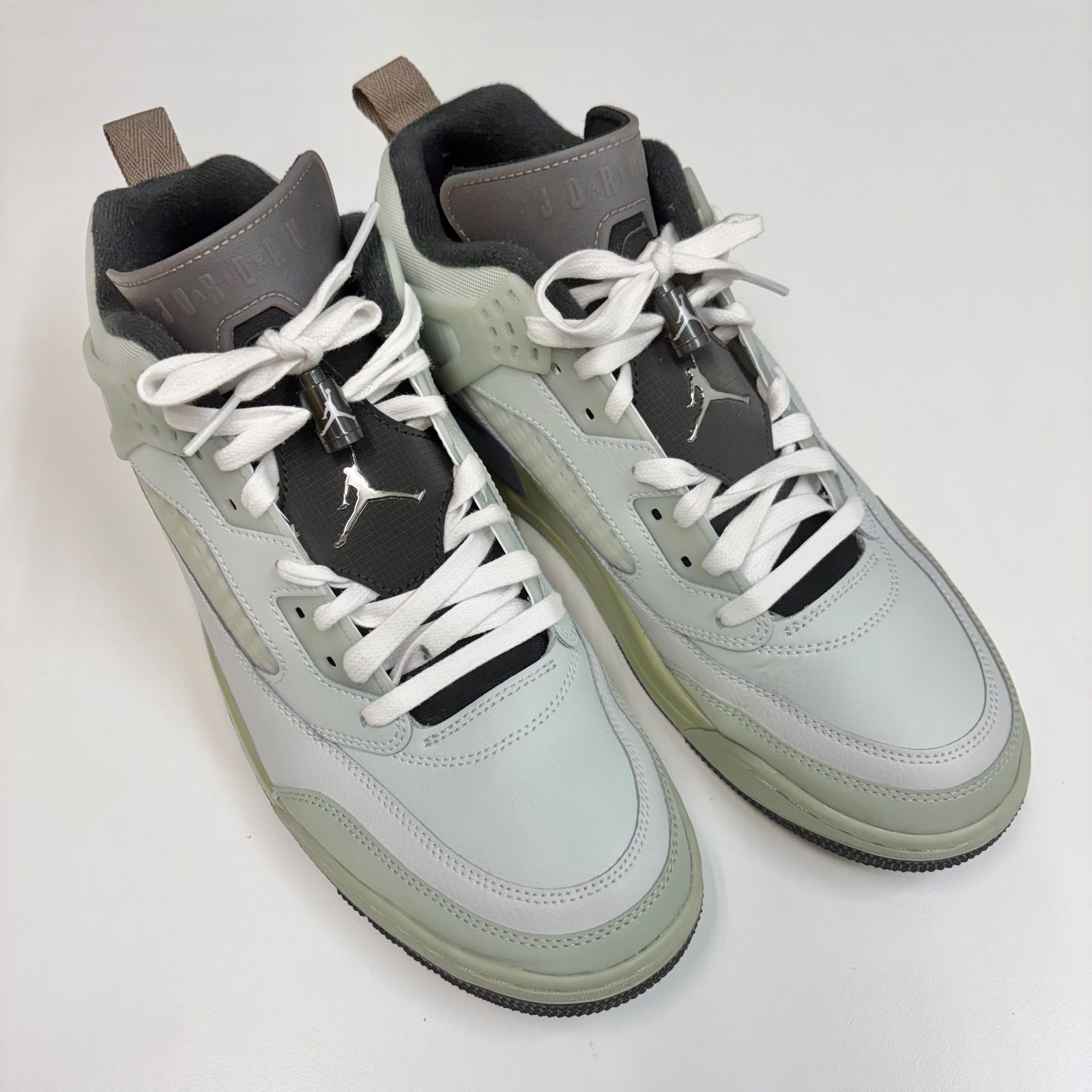 上 NIKE JORDAN SPIZIKE LOW ナイキ ジョーダン スパイジーク ロー US11 29cm グレー×オリーブトーン ワンオーナー 品 AYA 025111004004.OGS