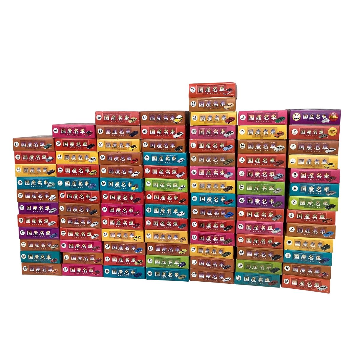 NOREV 国産名車 アシェット 1-193 不揃い計89巻セット デアゴスティーニ 未組立