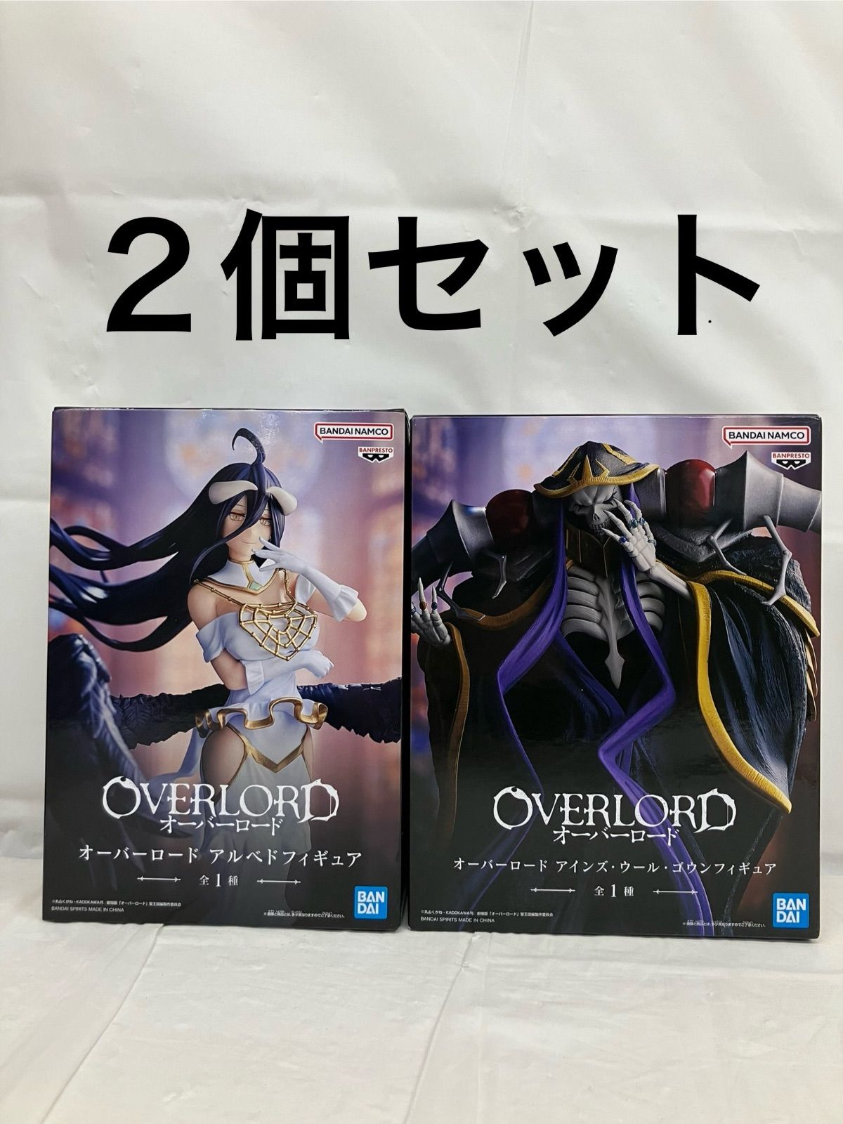 未開封 OVERLORD オーバーロード アインズ・ウール・ゴウン アルベド