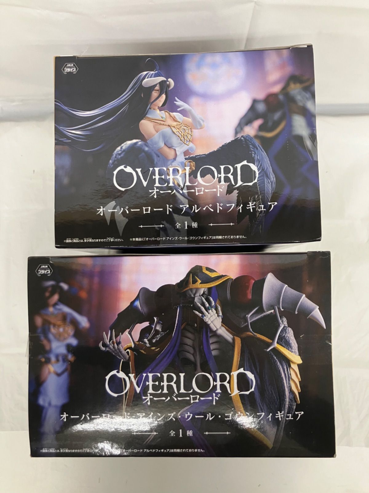 【７点セット】オーバーロード　アルベド　アインズ　フィギュア　まとめ売り 未開封 OVERLORD オーバーロード アインズ・ウール・ゴウン アルベド