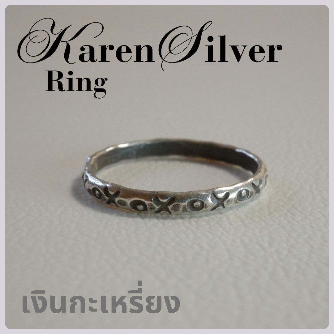 KSR-AJ6 カレンシルバーリング カレンシルバー リング karen silver ring カレン族 XO[KN023] - メルカリ