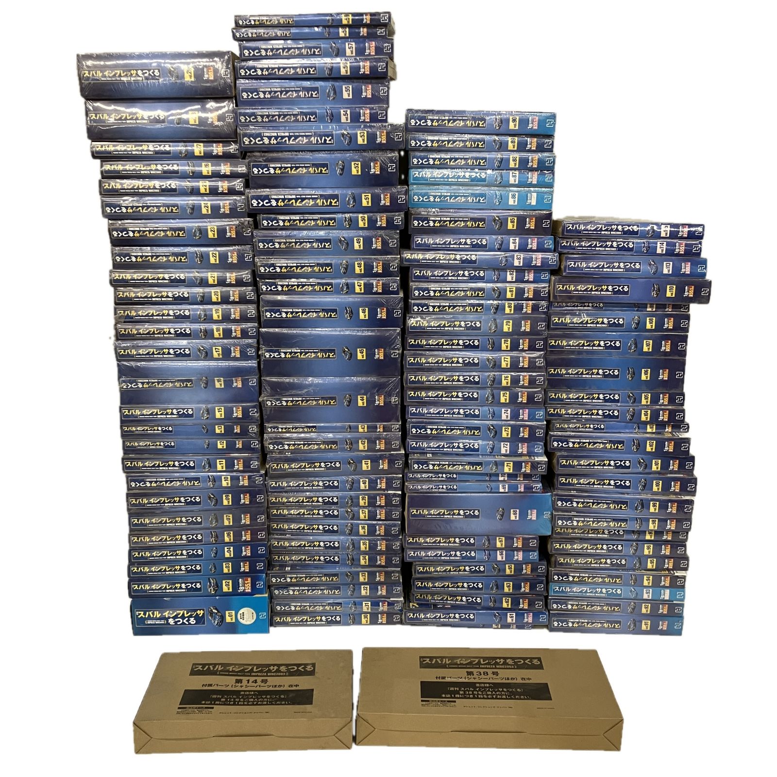 hachette 週刊 スバルインプレッサをつくる 1 8 アシェット1-115 不揃い計108巻セット アシェット 未組立