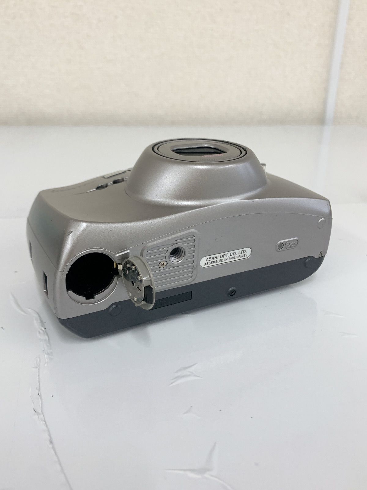 ○3 【通電未確認】PENTAX ESPIO 140 フィルムカメラ シルバー ケース