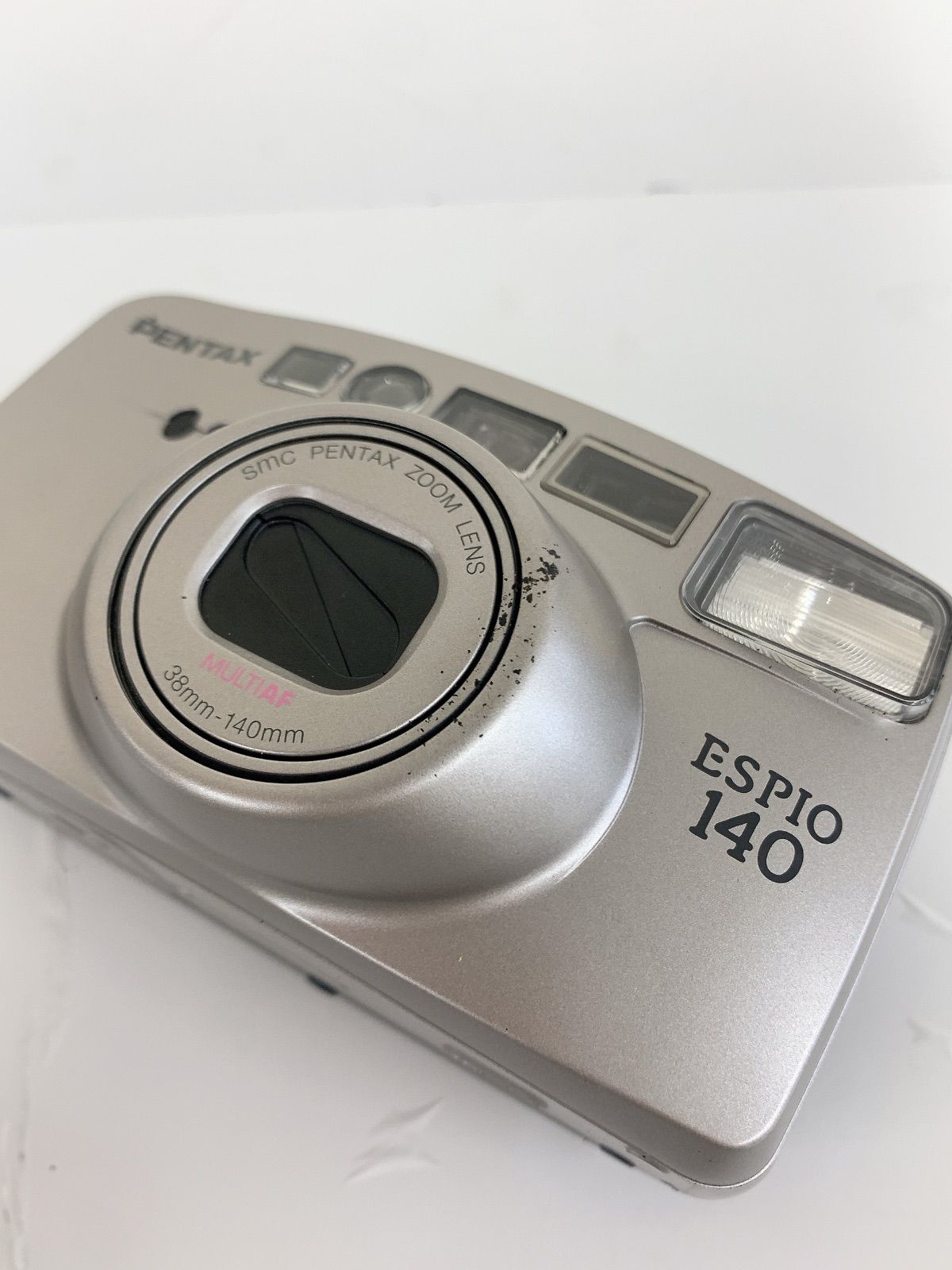 ○3 【通電未確認】PENTAX ESPIO 140 フィルムカメラ シルバー ケース