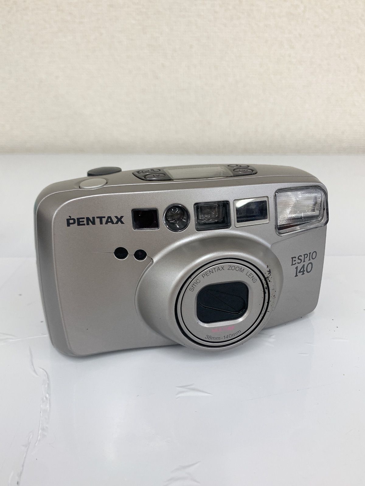 ○3 【通電未確認】PENTAX ESPIO 140 フィルムカメラ シルバー ケース