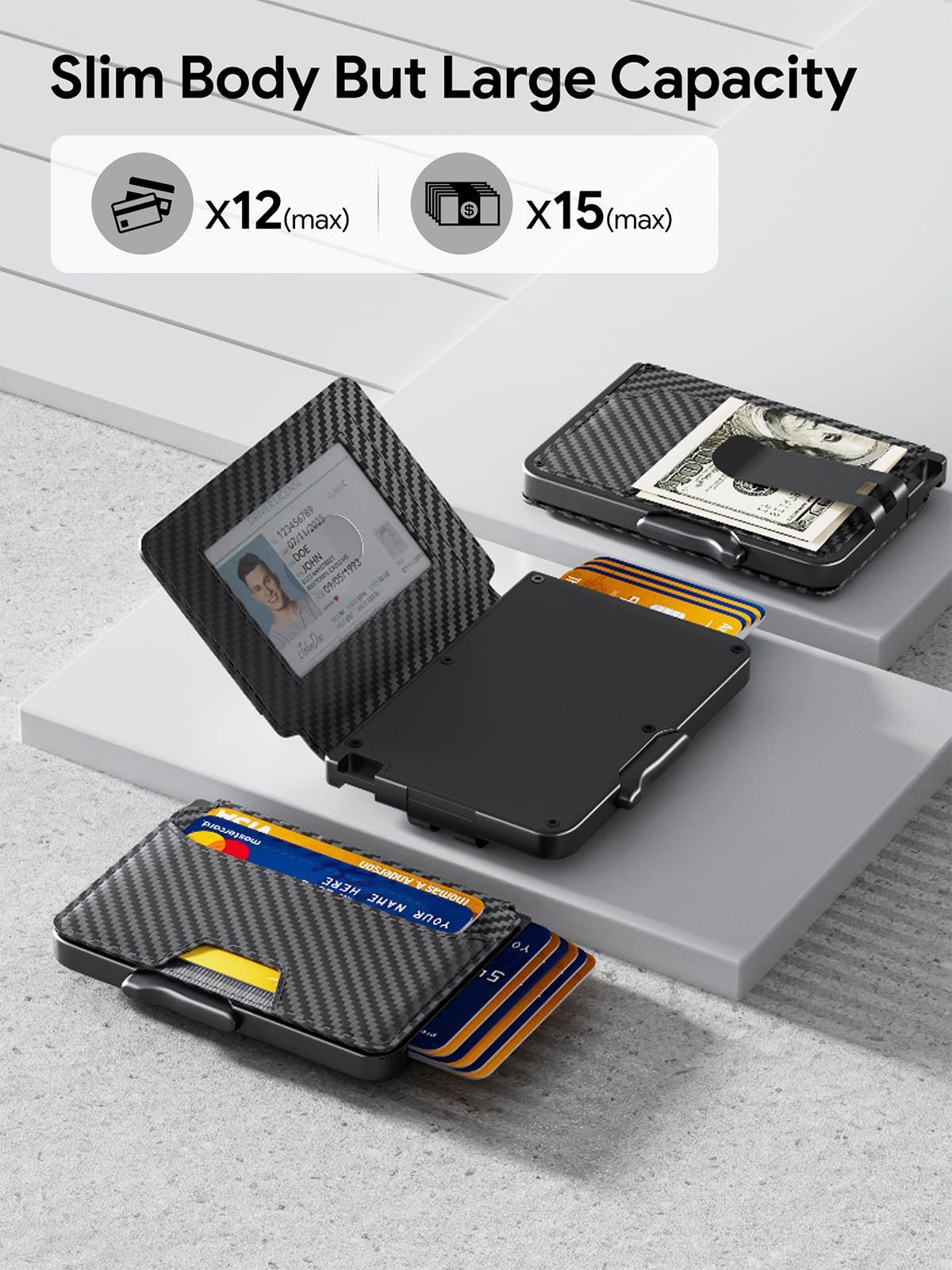 アルミニウムクレジットカードホルダーウォレット