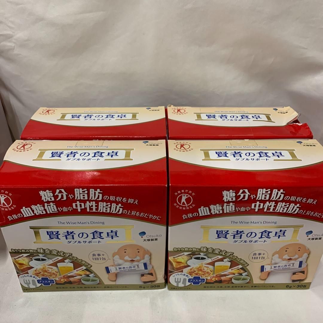 賢者の食卓 ダブルサポート 大塚製薬 6g×30包✖️4箱 - メルカリ