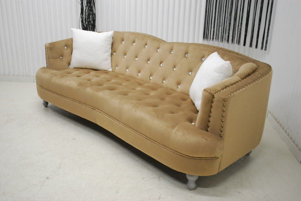  アウトレット 現品限り 一部 １台 3 5人～４人掛 ソファ 大型ワイド チェスターフィールド調 曲線優雅なデザイン VIPスタイル 240217 ハニー3p オットマン付きソファ 2人掛け 3人掛けソファ ソファ ソファベッド