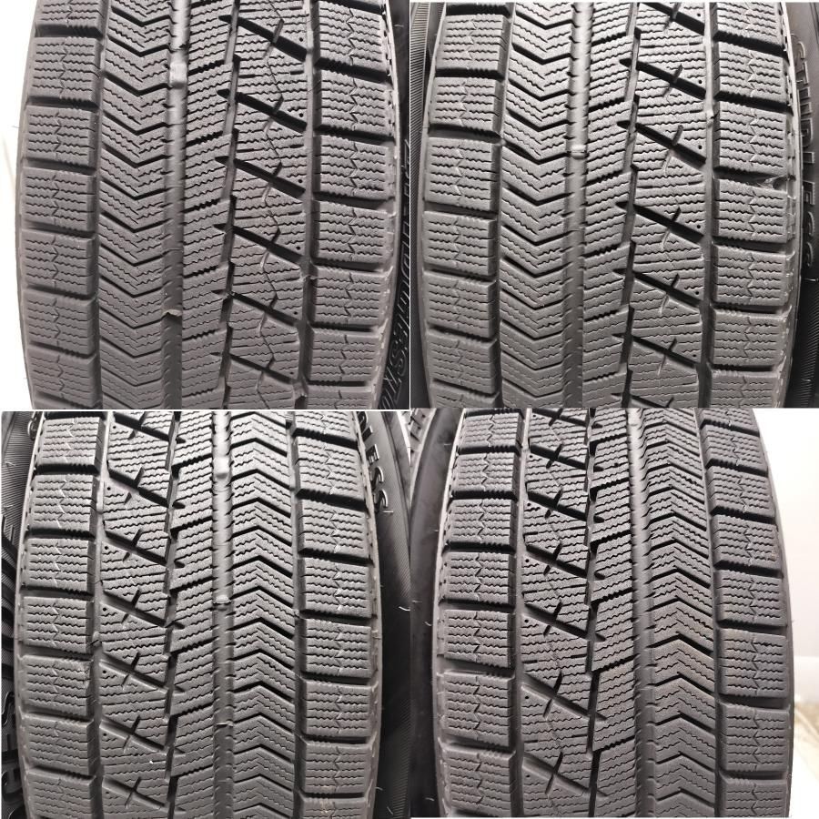  本州 四国は スタッドレス ホイール 4本 185 65 R 15 VRX 20年製 x 6 J ブリヂストン ECO FORME 4 H 100 アクア ノート 15インチ タイヤ ホイールセット
