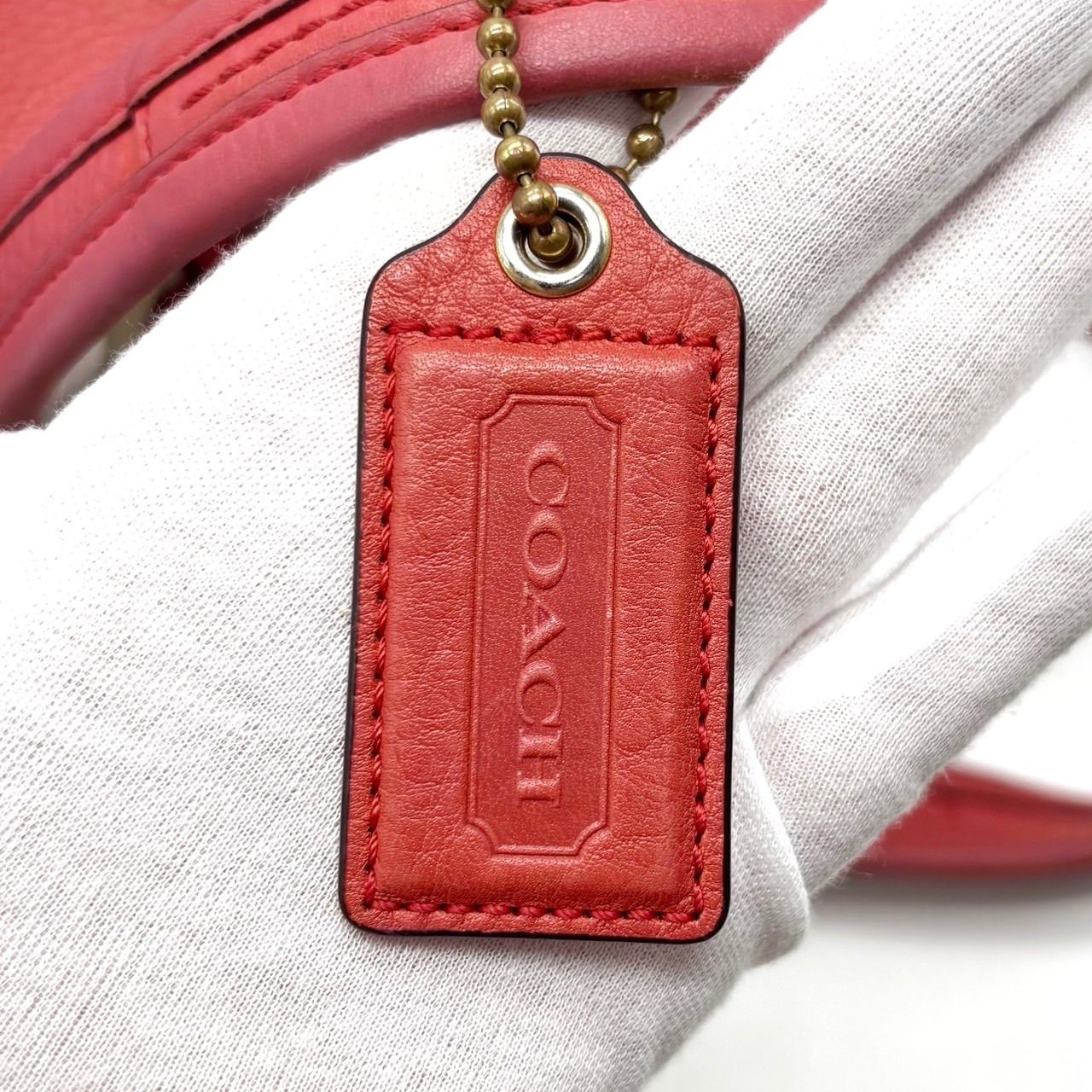 ✨良品✨ COACH Y2K red legacy ergo leather tote bag コーチ 