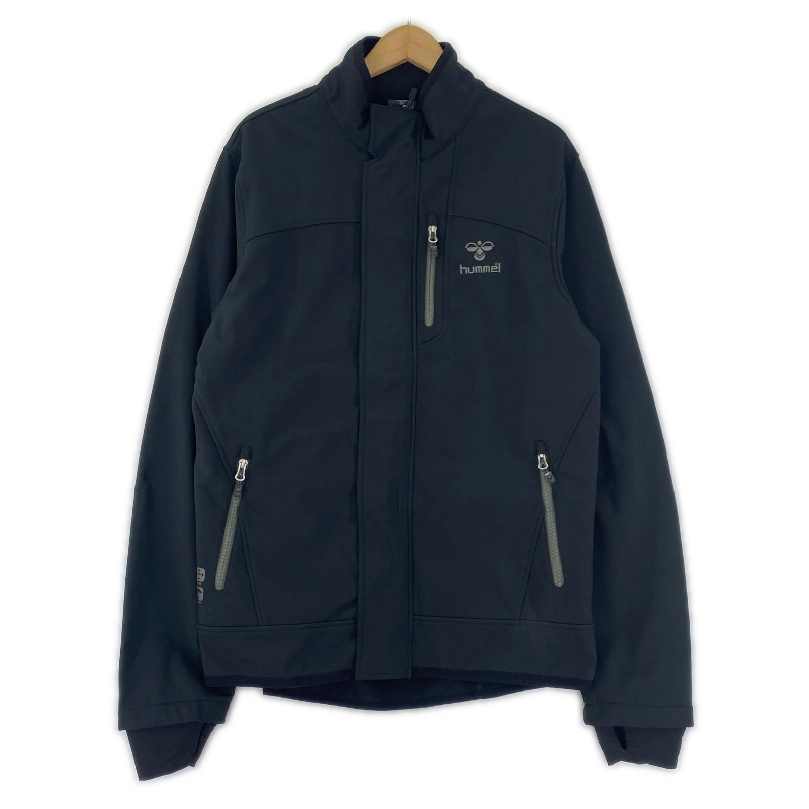 hummel ヒュンメル 裏フリースジャケット sizeL/ブラック