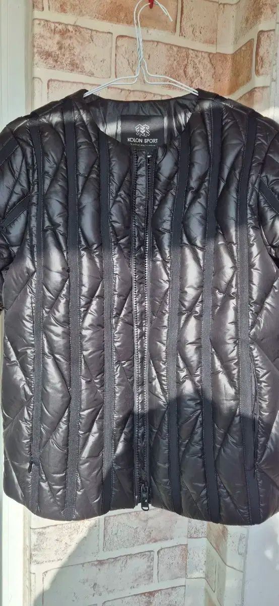 コーロンスポーツ ダウンパッド パッチ ジャージージャケット トゥー パズ