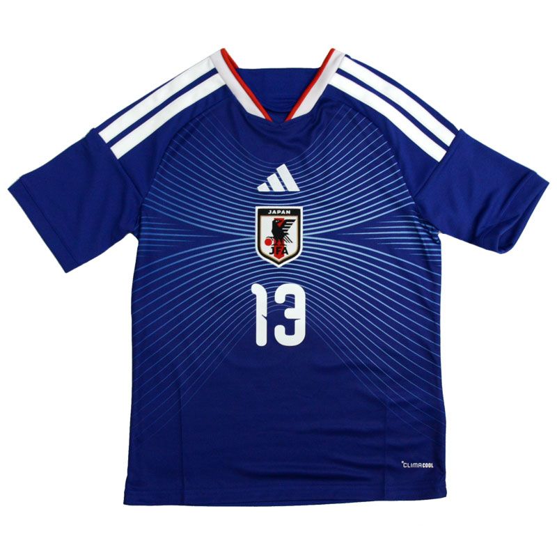 キッズ アディダス サッカー日本代表 2026 ホーム ユニフォーム 背番号13 中村敬斗 ジュニア JAPAN 26 SS UV 719 JZ 9688 13