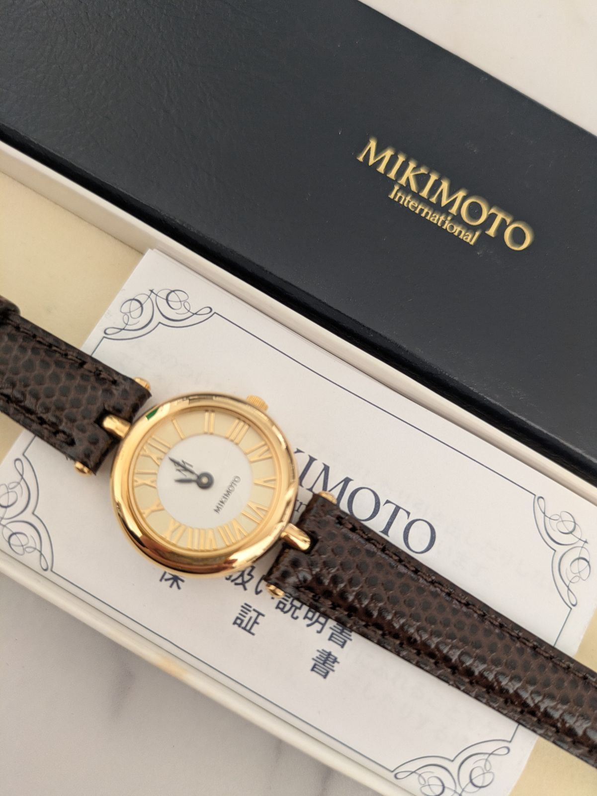 稼働品 美品 ミキモト クォーツ - メルカリ