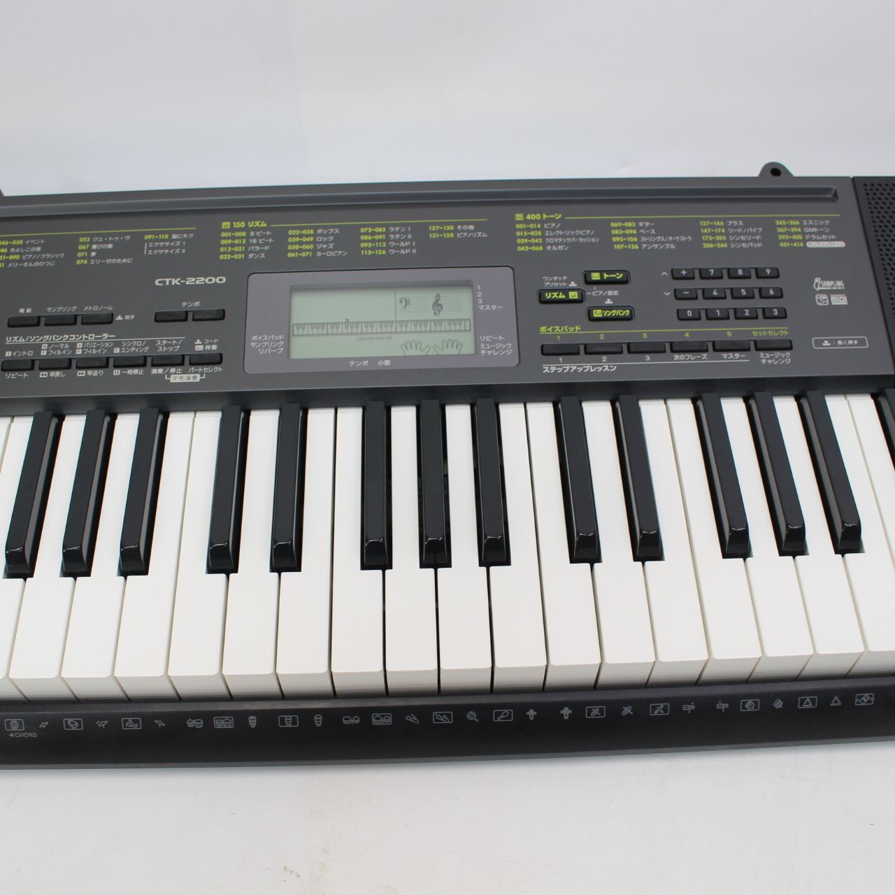 IS730)CASIO キーボード カシオ CTK-2200 400音色／110曲内蔵、ピアノ 